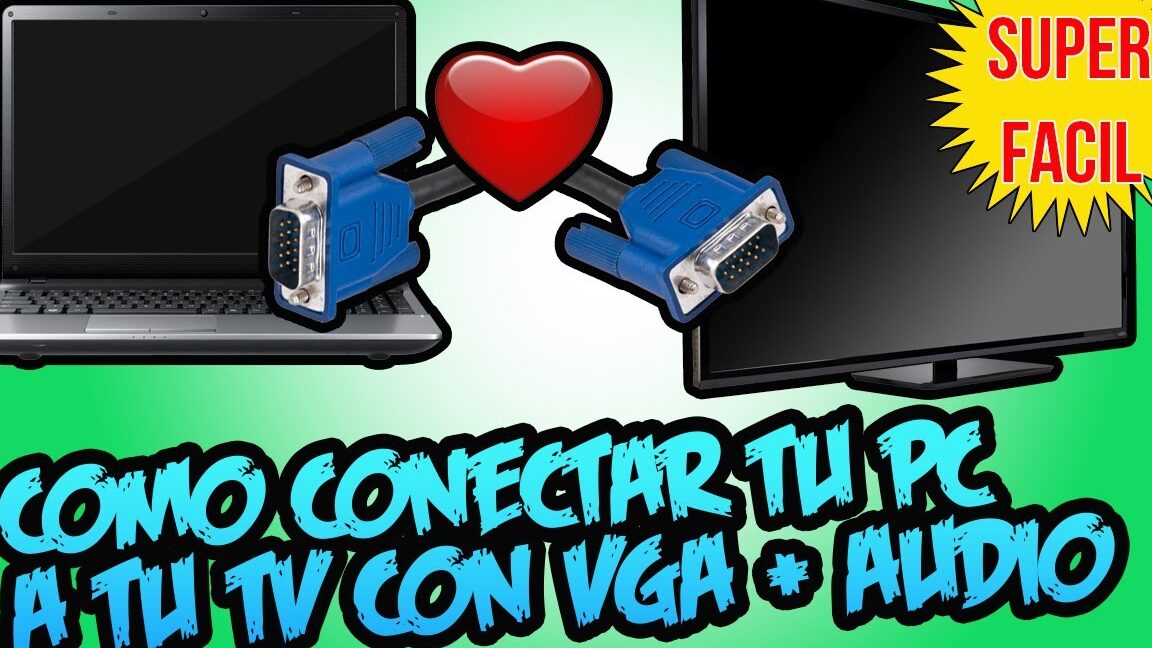 ️Cómo conectar el audio de una PC a una TV con VGA【 ️】ProyectoFactoria