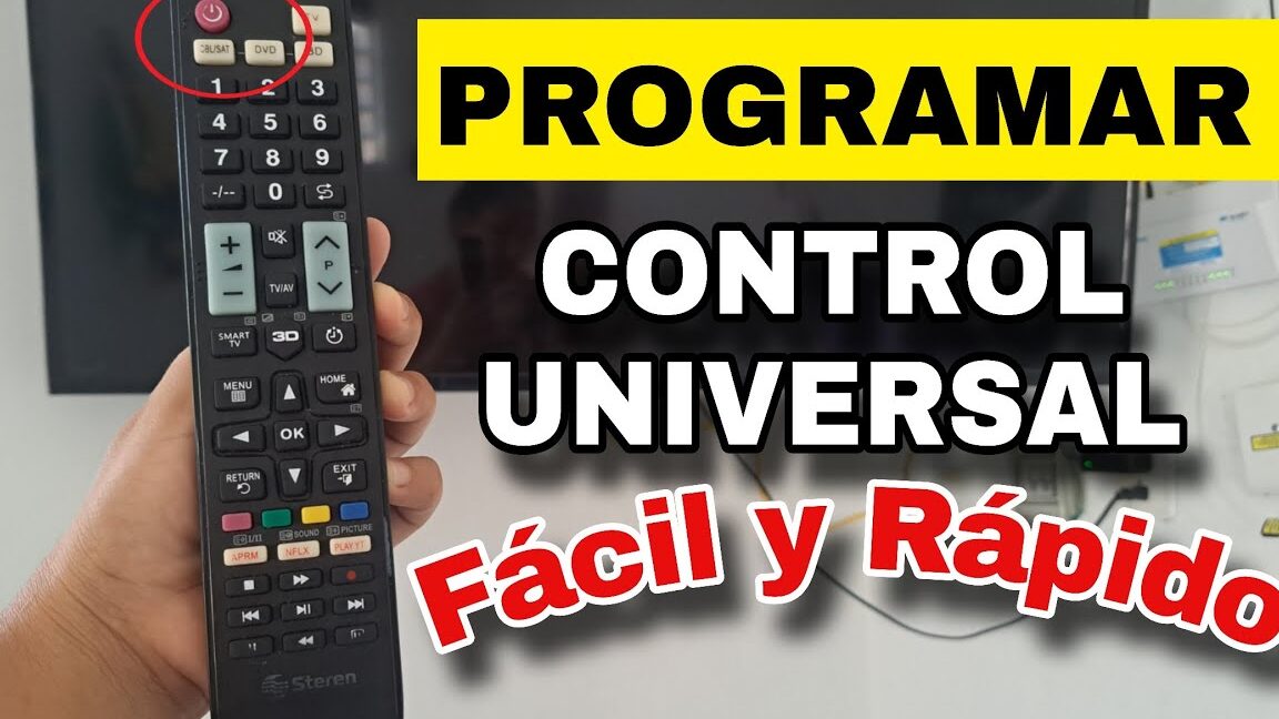 ️Cómo configurar un control universal para la TV【 ️】ProyectoFactoria